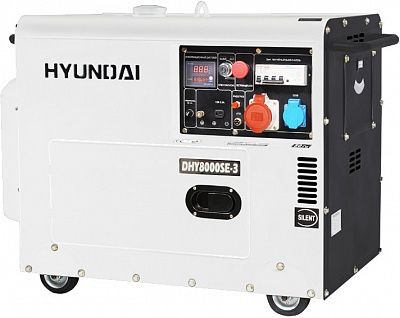 Дизельный генератор HYUNDAI DHY 8000SE-3