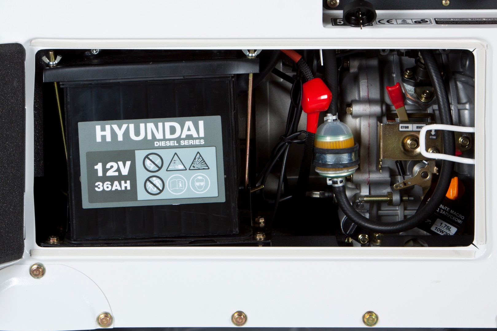 Дизельный генератор HYUNDAI DHY 8500SE-Т